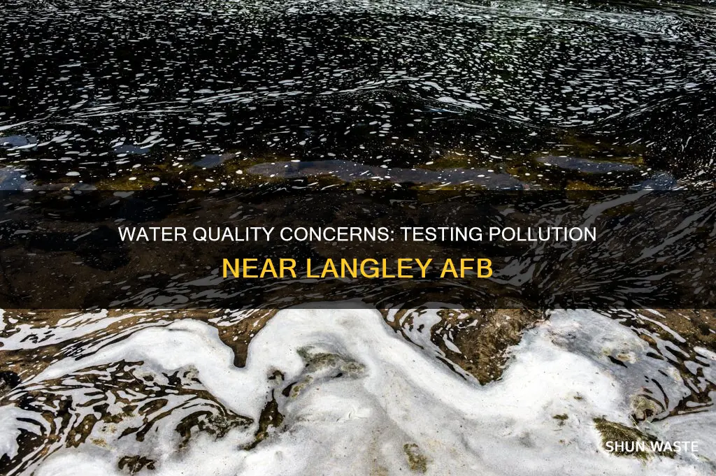 is the water polluted near lanley afb