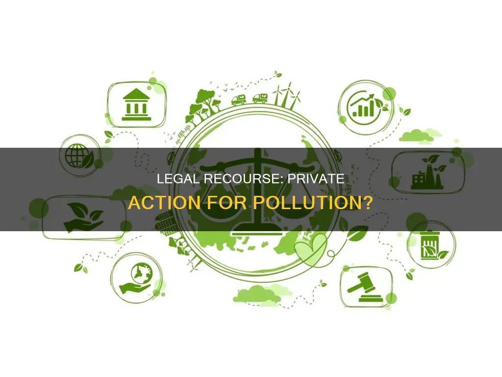 is there a private cause of action for pollution