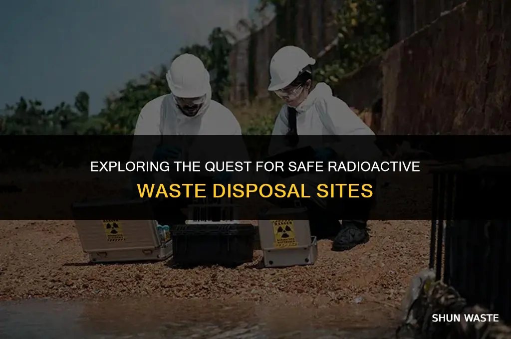 is there a safe place to dispose of radioactive waste
