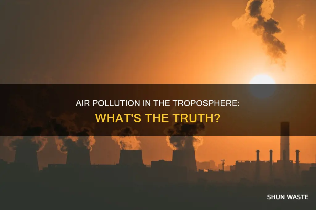 is there air pollution in the troposphere