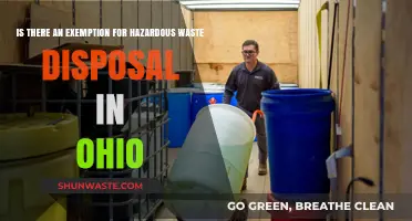 Ohio's Hazardous Waste Disposal: Exemptions and Regulations Explained