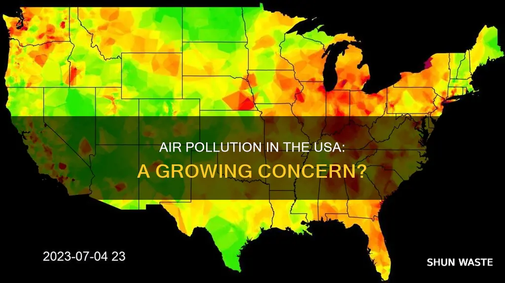 is there any air pollution problem in usa