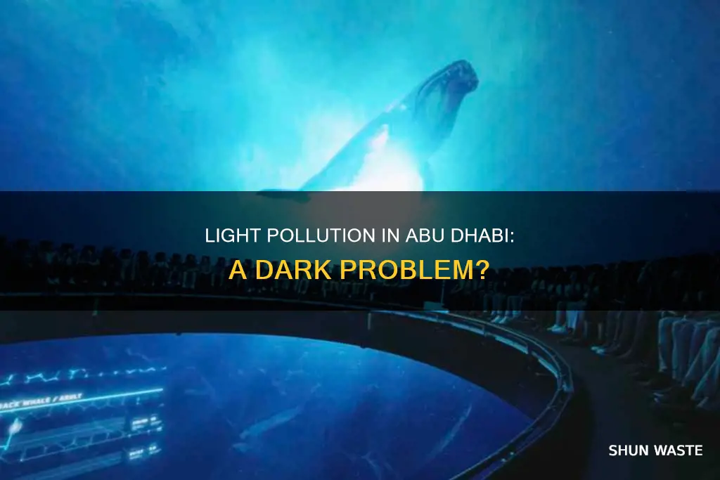 is there light pollution in abu dhabi