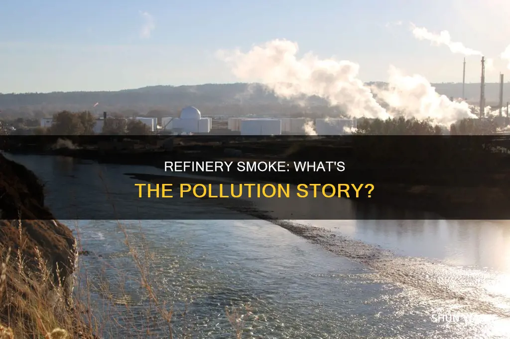 is there smoke that comes out of the refineries pollution