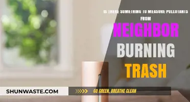 Trash Burning: How to Measure Neighbor's Air Pollution?