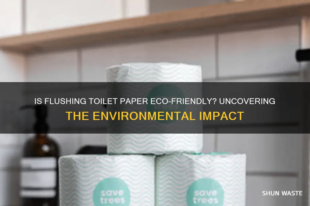 is throwing away toilet paper good for environment