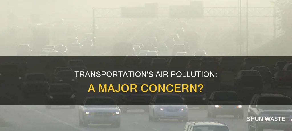is transportation the biggest source for air pollution
