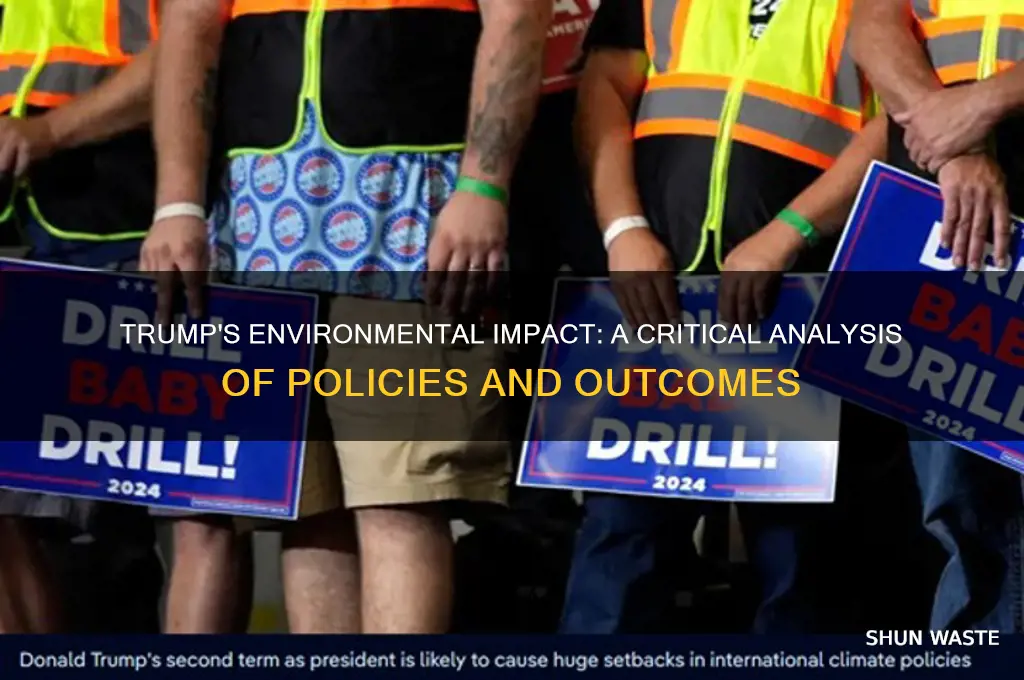 is trump good for the environment