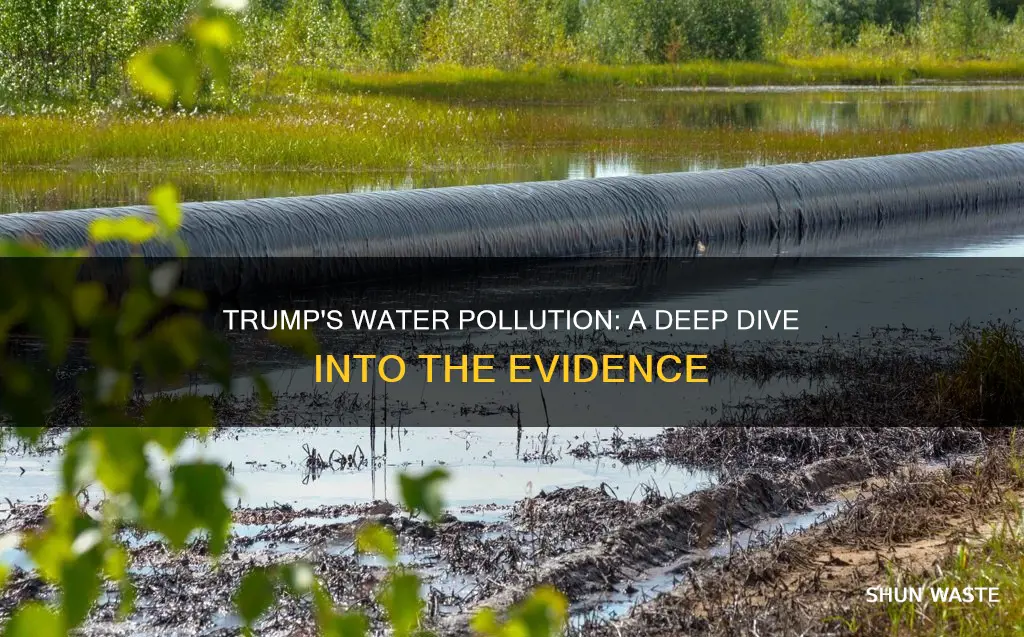 is trump polluting the water