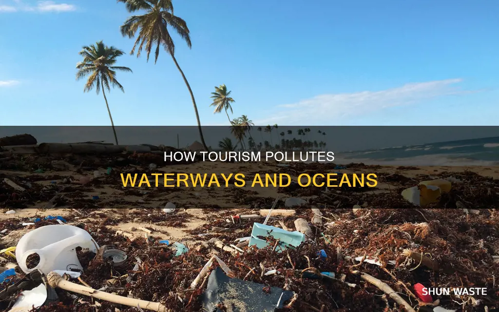 is typically the largest source of water pollution from tourism