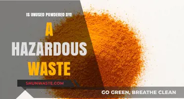 The Hidden Dangers of Unused Powdered Dye: A Hazardous Waste?