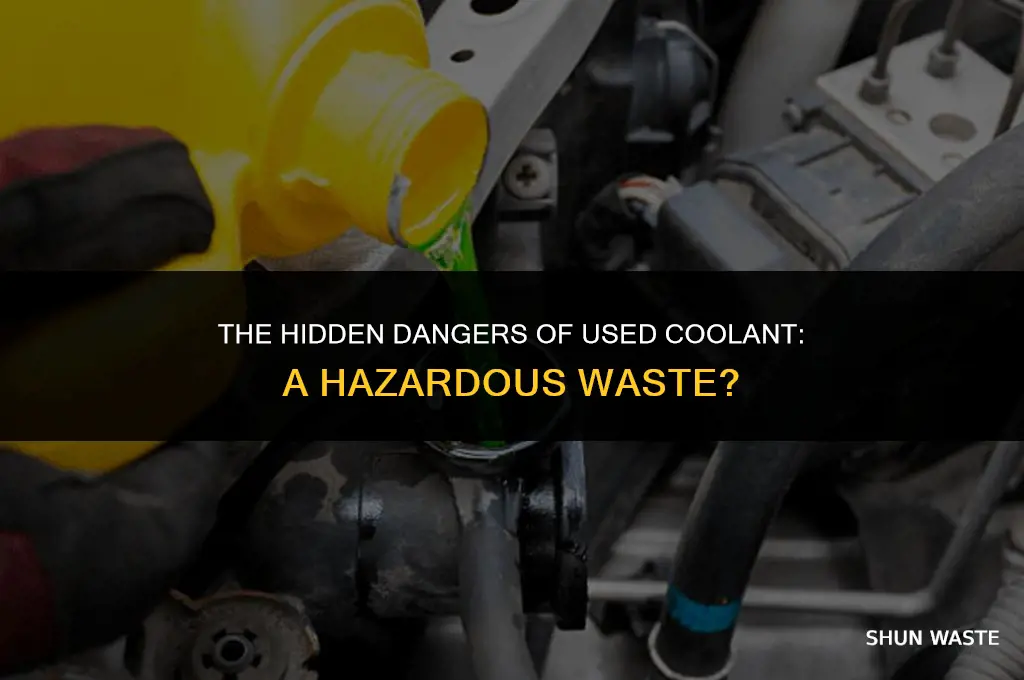 is used coolant a hazardous waste
