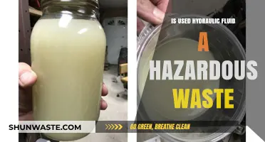 The Environmental Impact of Used Hydraulic Fluid: A Hazardous Waste?