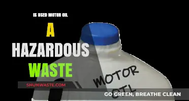 The Hidden Dangers of Used Motor Oil: A Hazardous Waste?