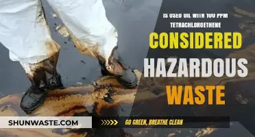 Understanding Hazardous Waste: Tetrachloroethene in Used Oil