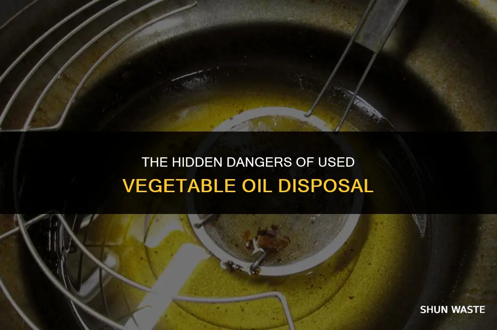 is used vegetable oil hazardous waste