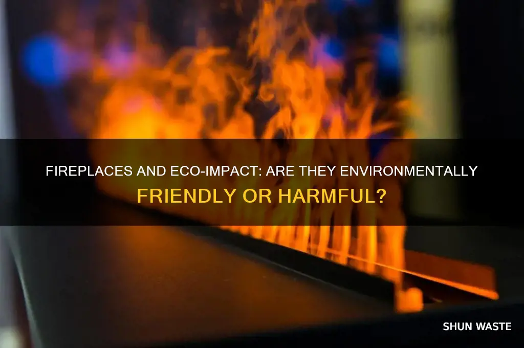 is using a fire place bad for the environment