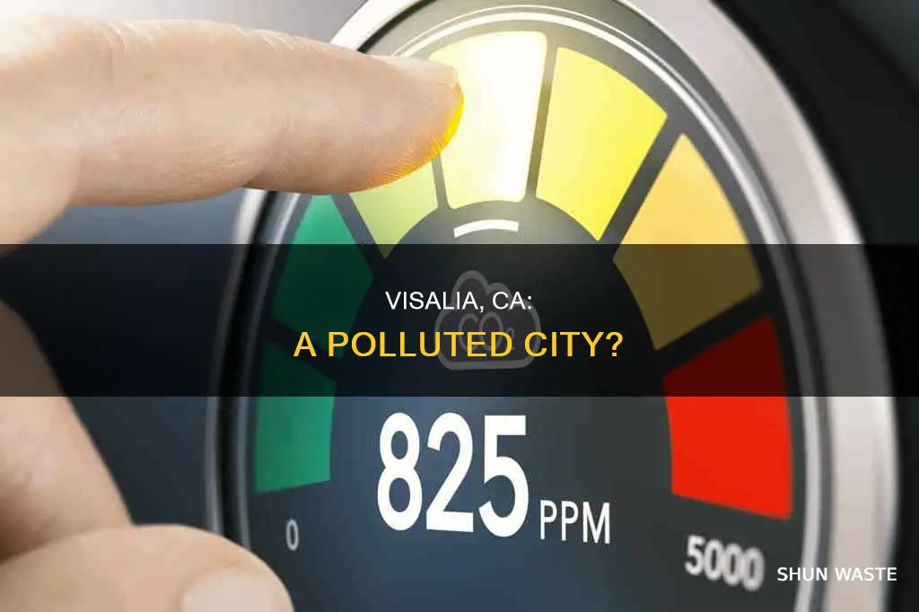 is visalia ca polluted