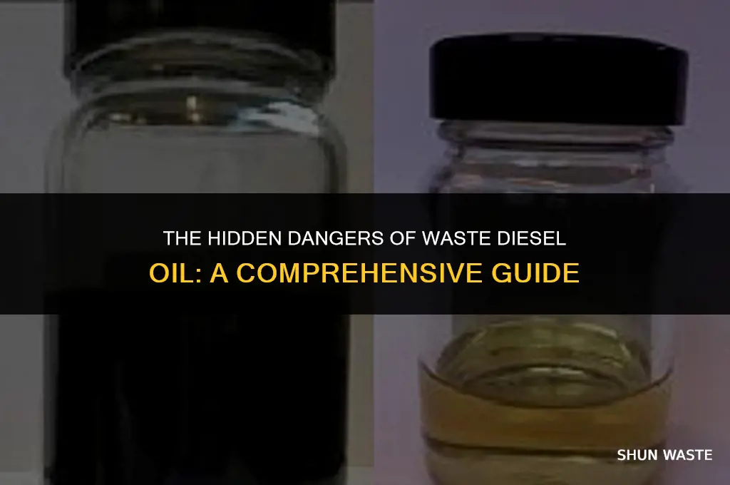 is waste diesel oil considered hazardous