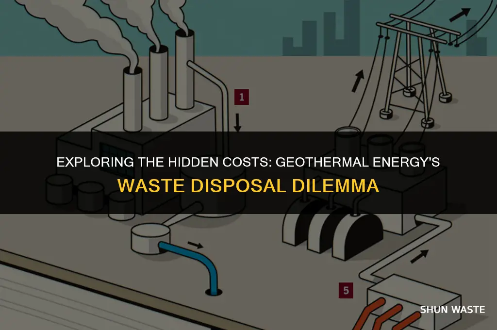 is waste disposal a problem with geothermal energy