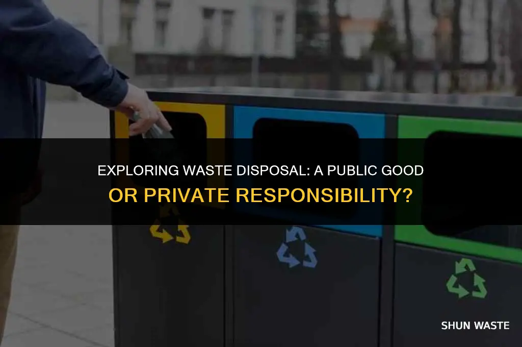 is waste disposal a public good
