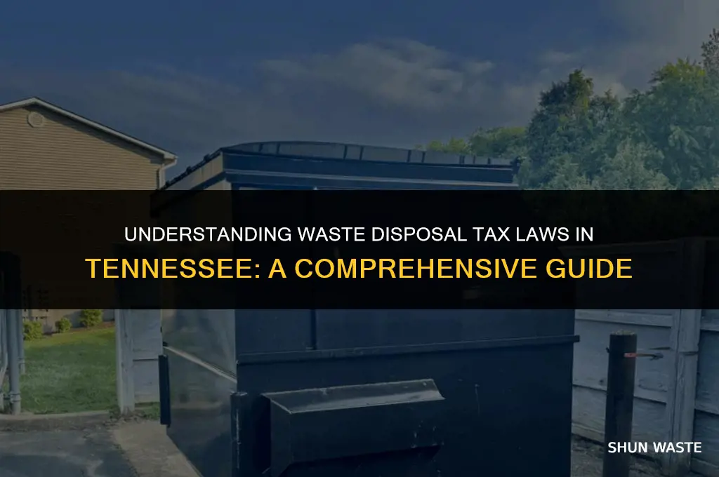 is waste disposal taxable in tennessee