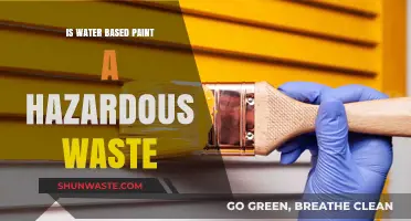 Decoding the Environmental Impact: Is Water-Based Paint a Hazardous Waste?
