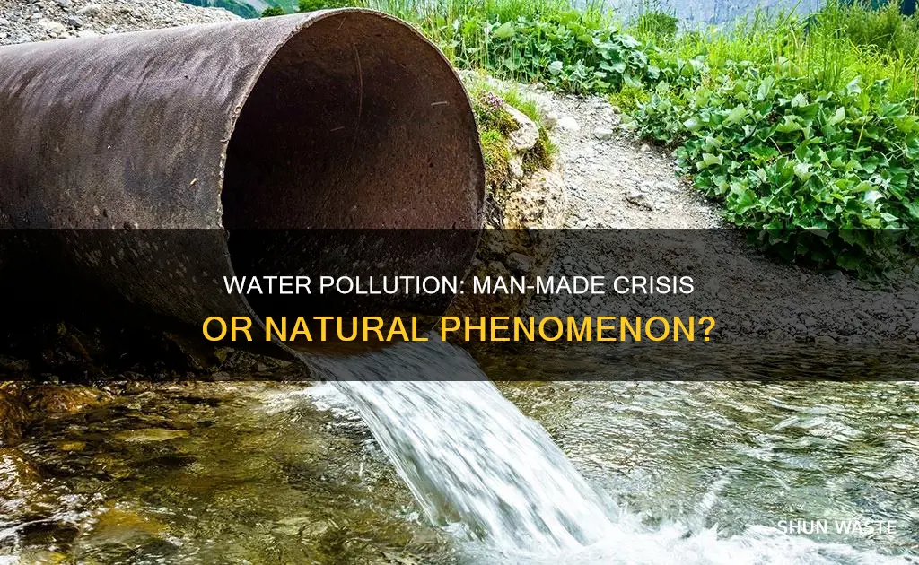 is water pollution anthropogenic