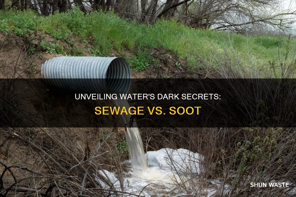 is water pollution sewage or soot