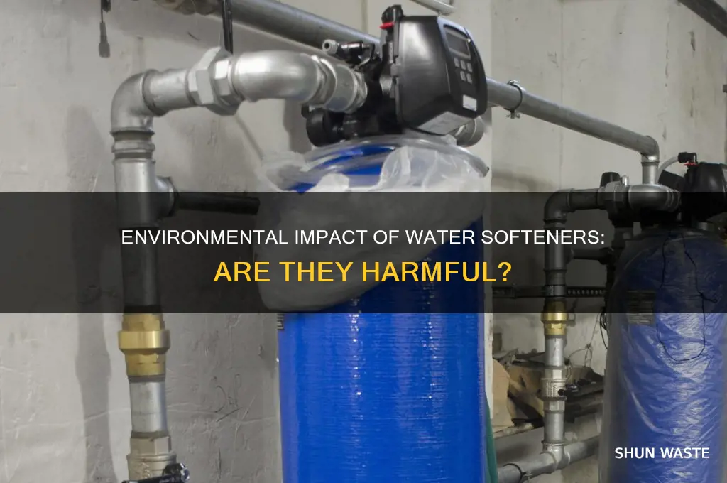 is water softener bad for the environment