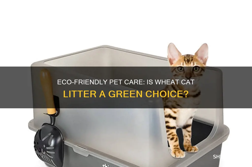 is wheat cat litter good for the environment