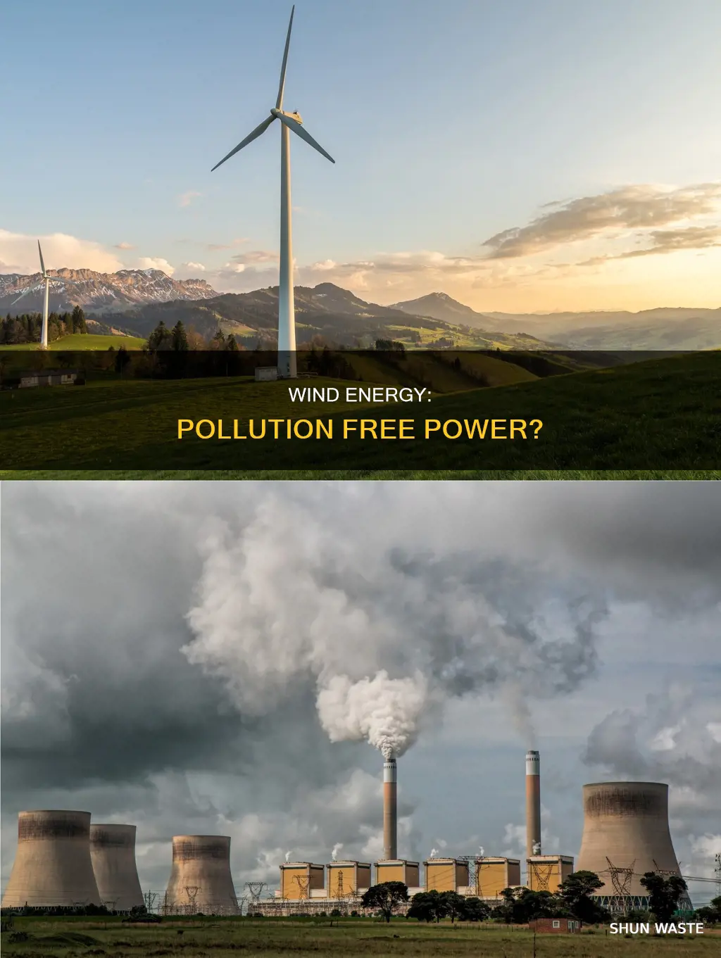 is wind energy pollution free