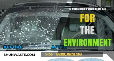 Windshield Washer Fluid: Environmental Impact and Eco-Friendly Alternatives