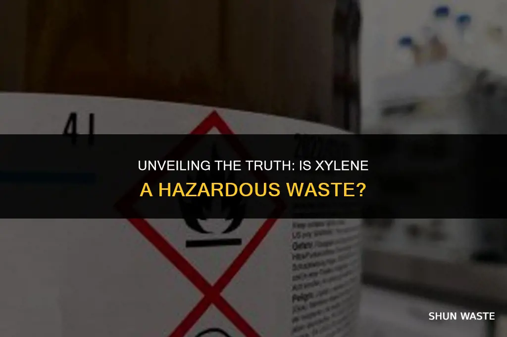 is xylene a hazardous waste