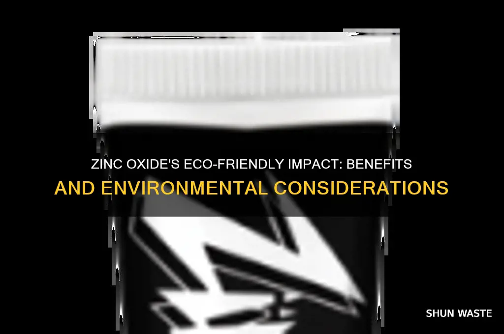 is zinc oxide good for the environment