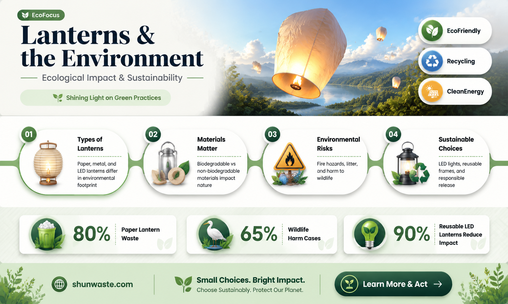 are lanterns bad for the environment