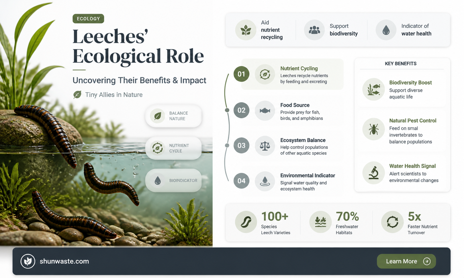 are leeches good for the environment