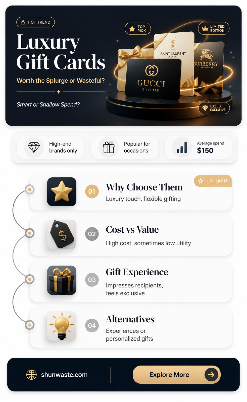 are luxury gift cards a waste of money