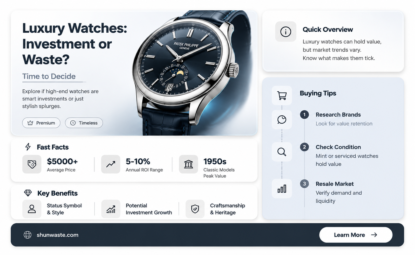 are luxury watches a waste of money