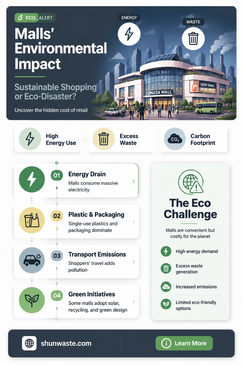 are malls bad for the environment