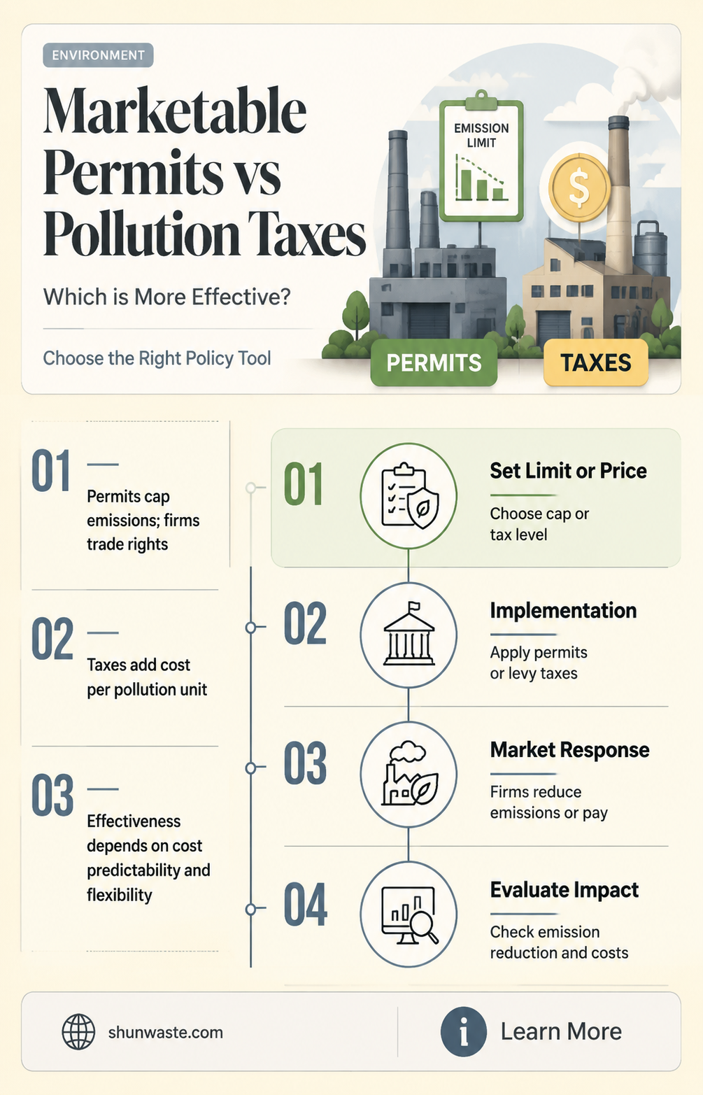 are marketable permits more effective than pollution taxes