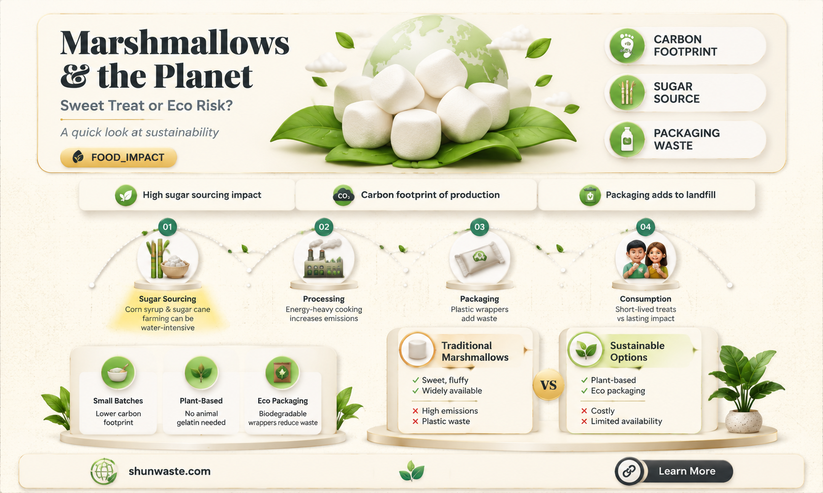 are marshmallows bad for the environment