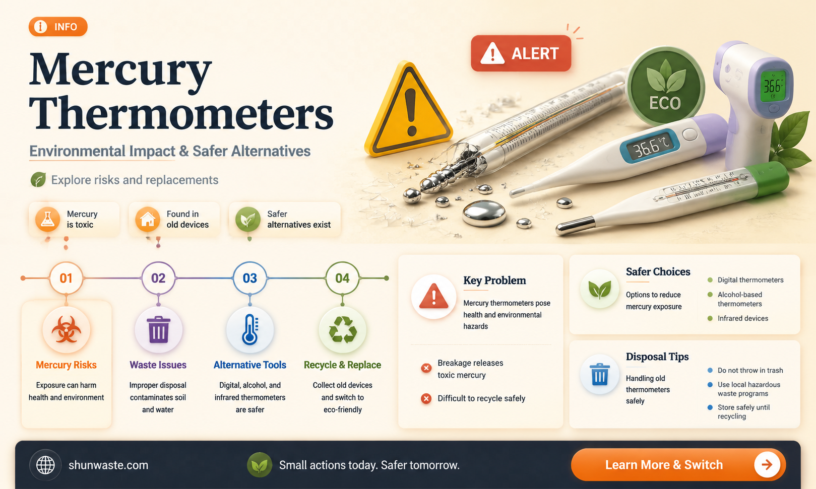 are mercury thermometers bad for the environment