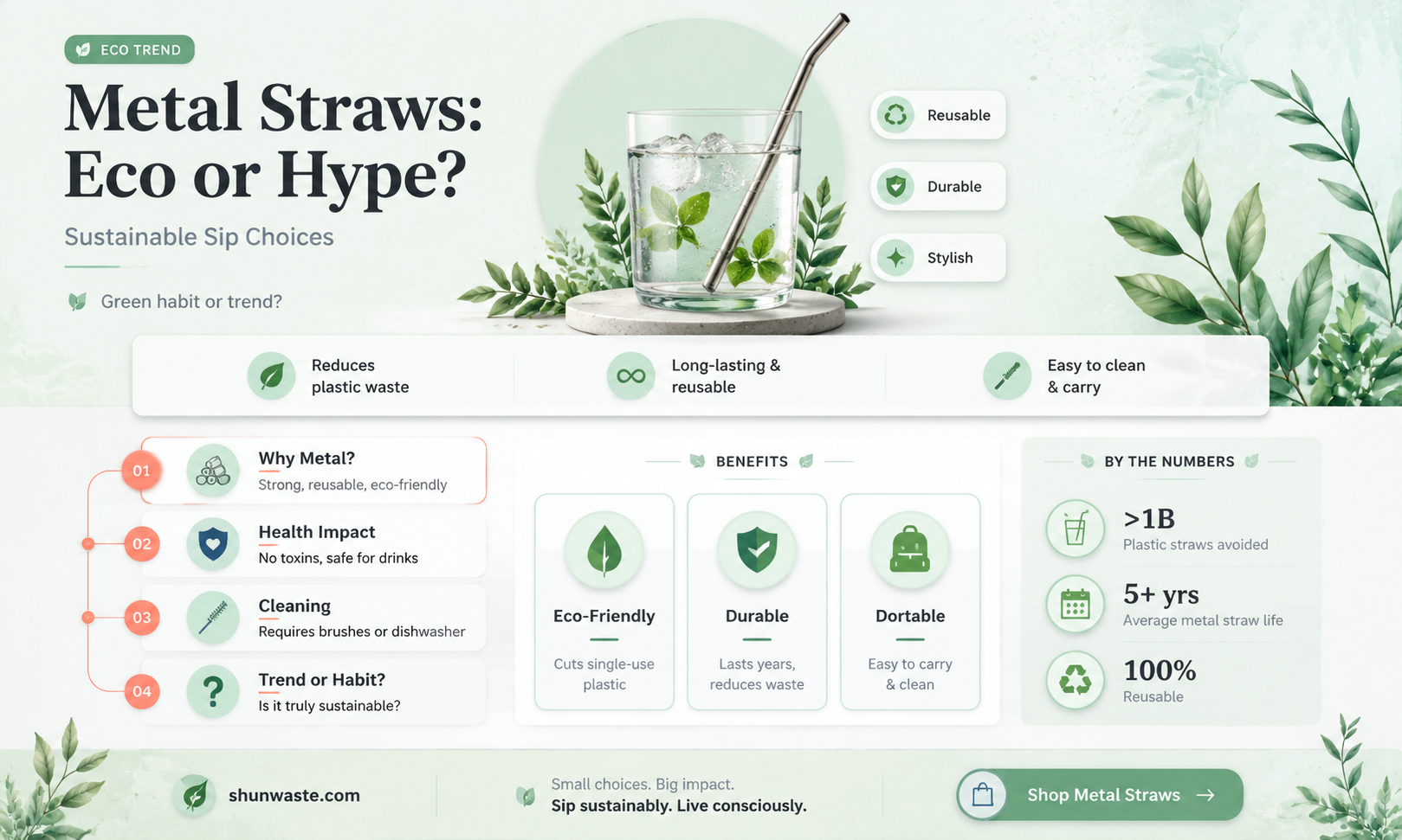 are metal straws actually good for the environment