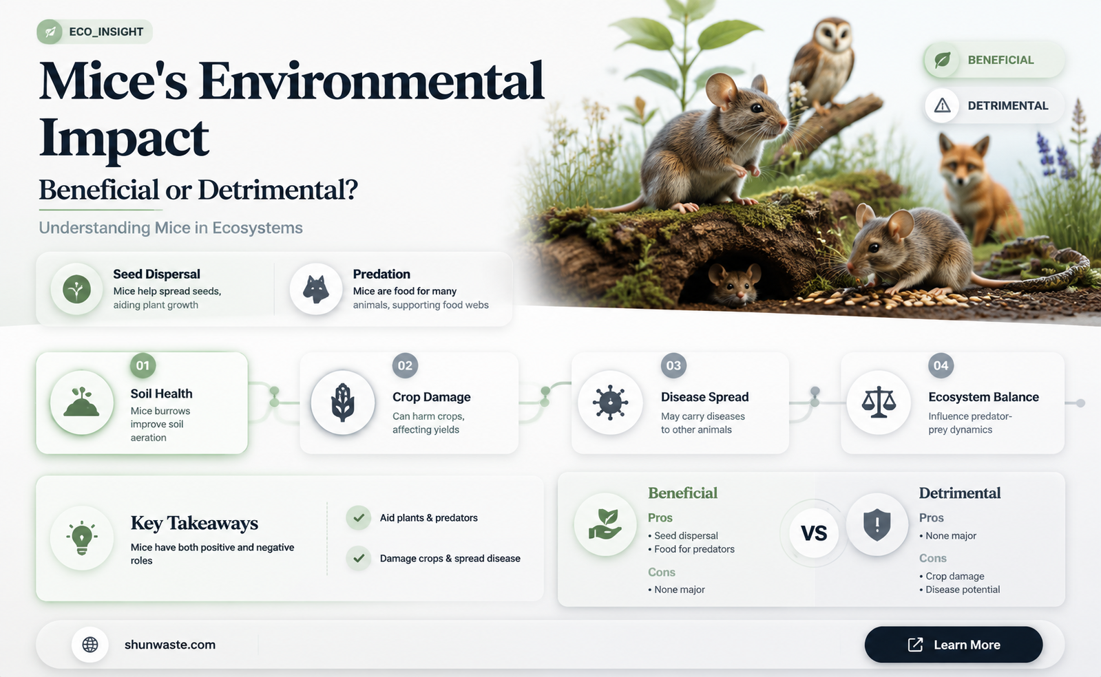 are mice good for the environment