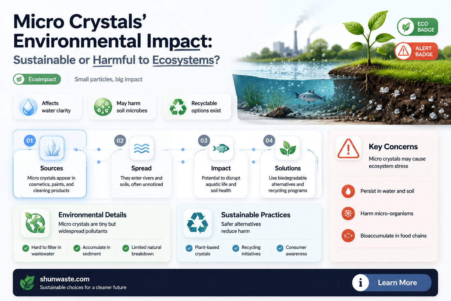 are micro crystals bad for the environment