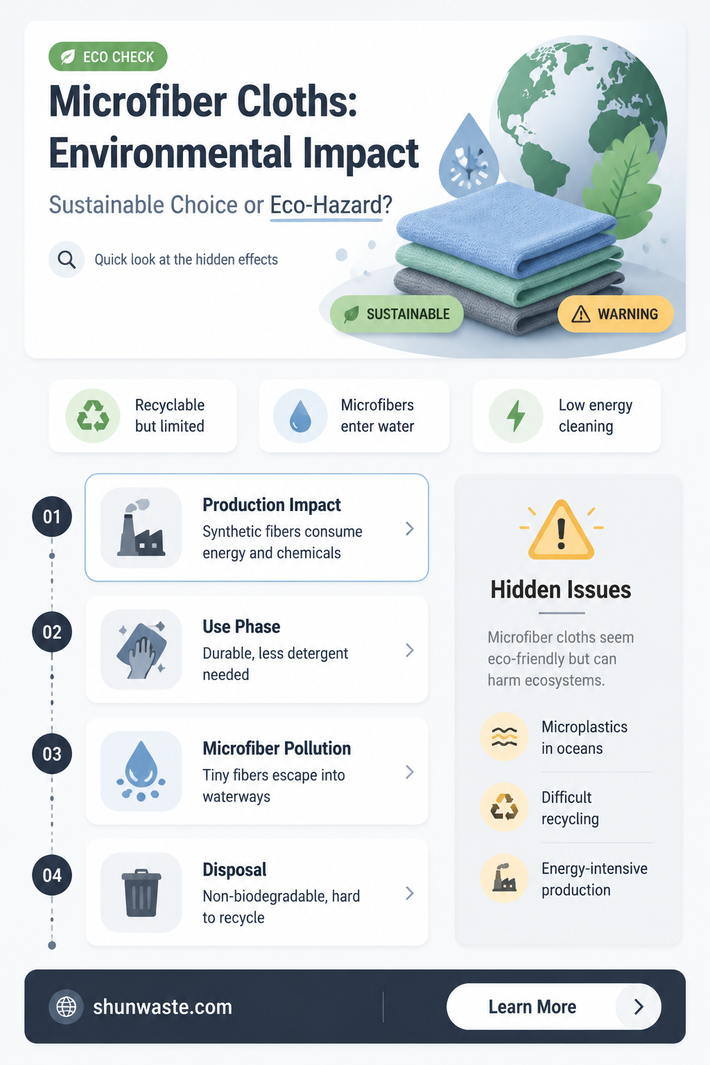 are microfiber cloths bad for the environment