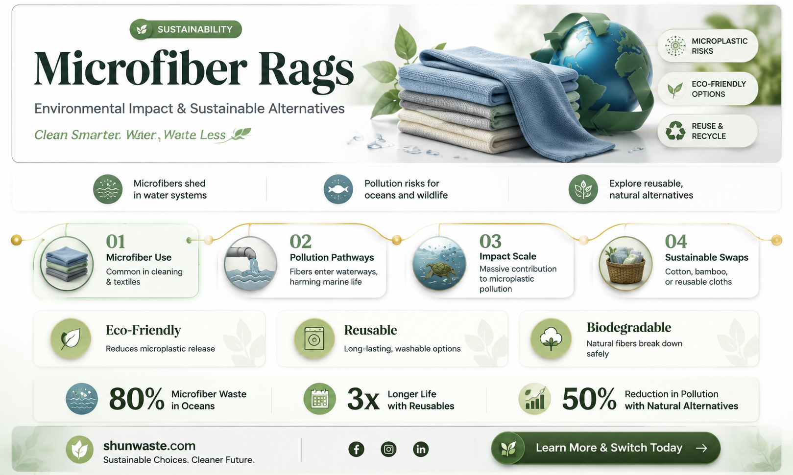 are micro fiber rags bad for the environment