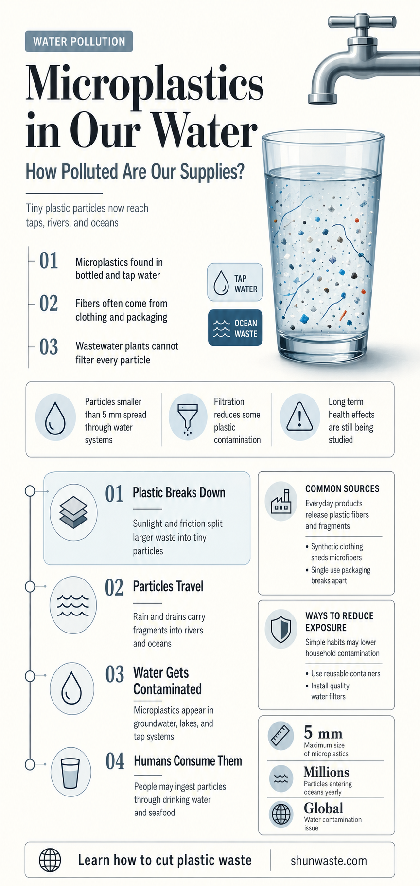 are our water supplies polluted with micro plastics