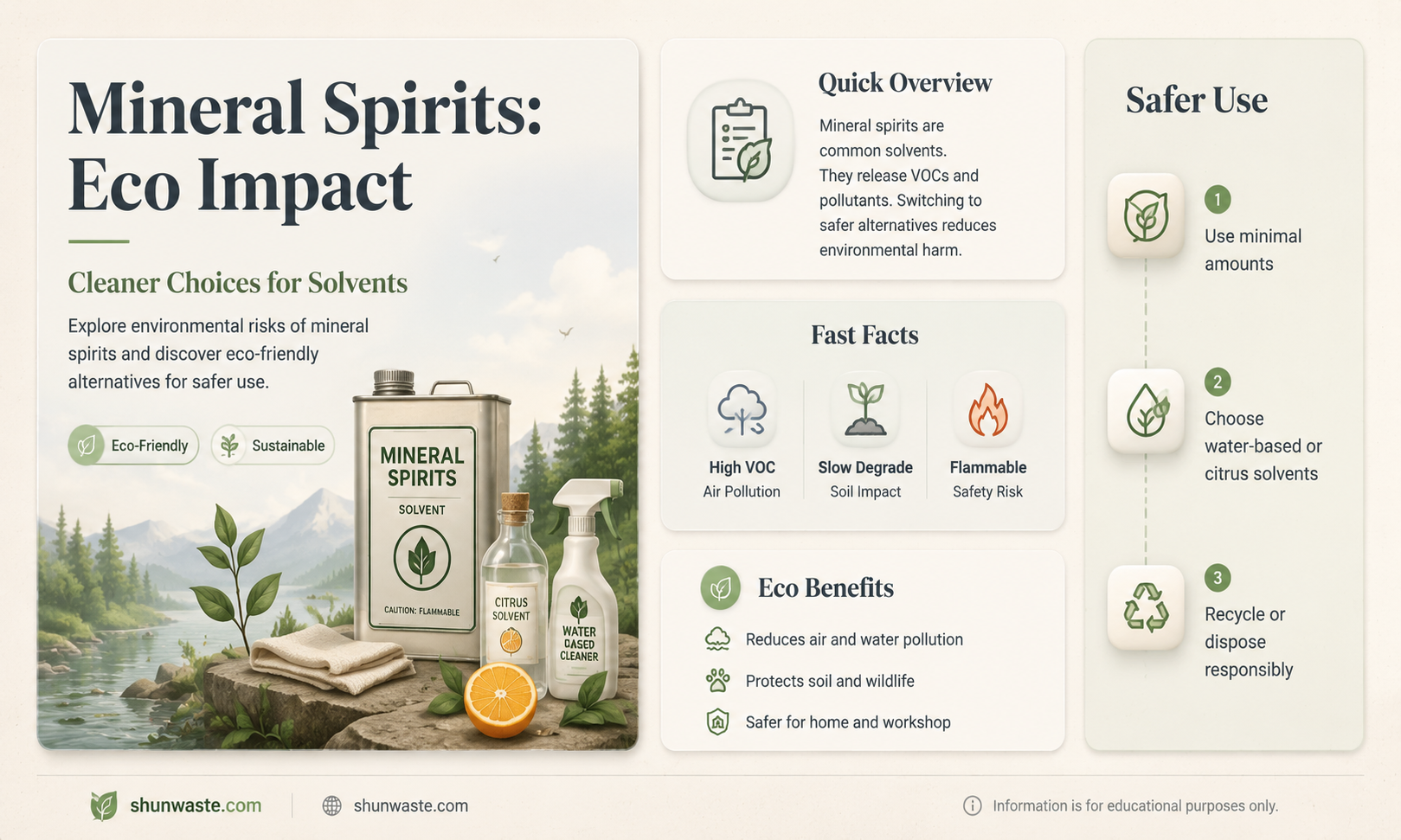 are mineral spirits bad for the environment